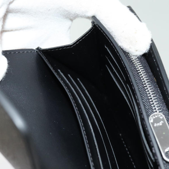 LOUIS VUITTON Mahina Portefeuille Iris Compact Wallet Noir M62540 LV Auth 70838AM