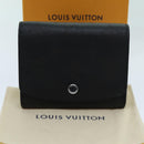 LOUIS VUITTON Mahina Portefeuille Iris Compact Wallet Noir M62540 LV Auth 70838AM-12