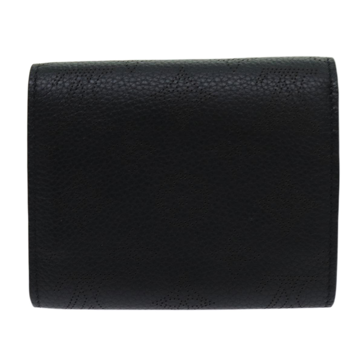 LOUIS VUITTON Mahina Portefeuille Iris Compact Wallet Noir M62540 LV Auth 70838A