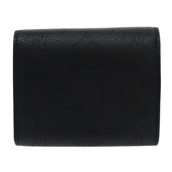 LOUIS VUITTON Mahina Portefeuille Iris Compact Wallet Noir M62540 LV Auth 70838AM