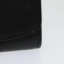 LOUIS VUITTON Mahina Portefeuille Iris Compact Wallet Noir M62540 LV Auth 70838AM-2
