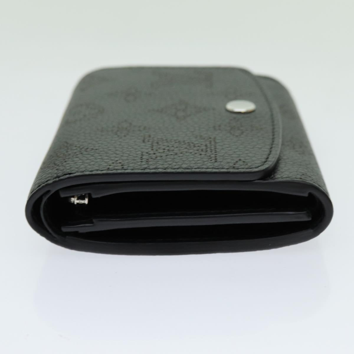 LOUIS VUITTON Mahina Portefeuille Iris Compact Wallet Noir M62540 LV Auth 70838A