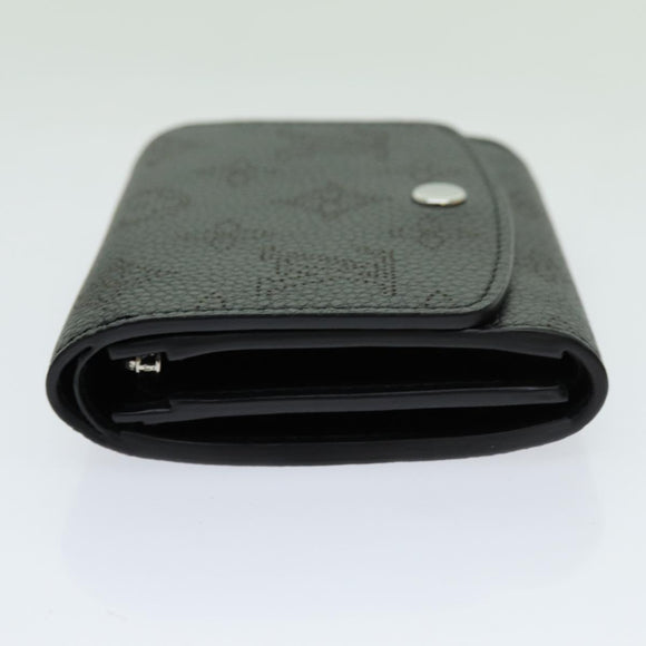 LOUIS VUITTON Mahina Portefeuille Iris Compact Wallet Noir M62540 LV Auth 70838M