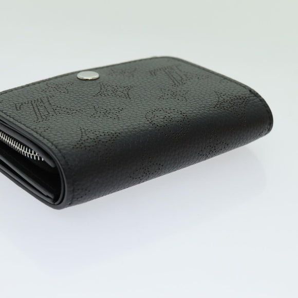 LOUIS VUITTON Mahina Portefeuille Iris Compact Wallet Noir M62540 LV Auth 70838M