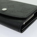 LOUIS VUITTON Mahina Portefeuille Iris Compact Wallet Noir M62540 LV Auth 70838M-14
