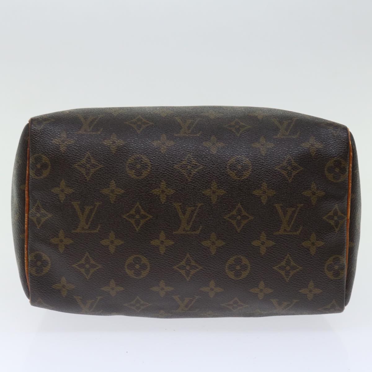 LOUIS VUITTON Monogram Speedy 25 Hand Bag M41528 LV Auth 70839