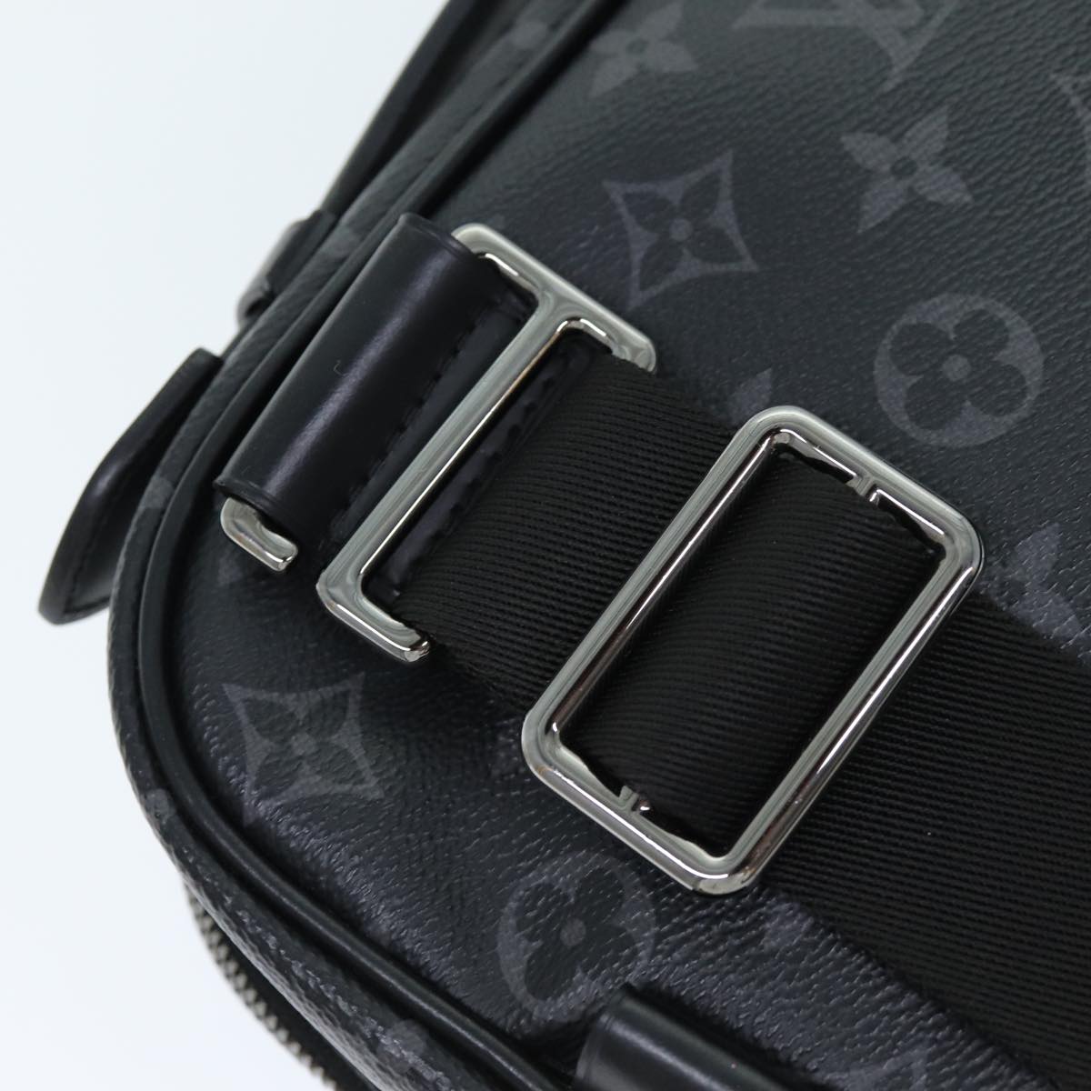 LOUIS VUITTON Monogram Eclipse Bum Bag Shoulder Bag M42906 LV Auth 70858A