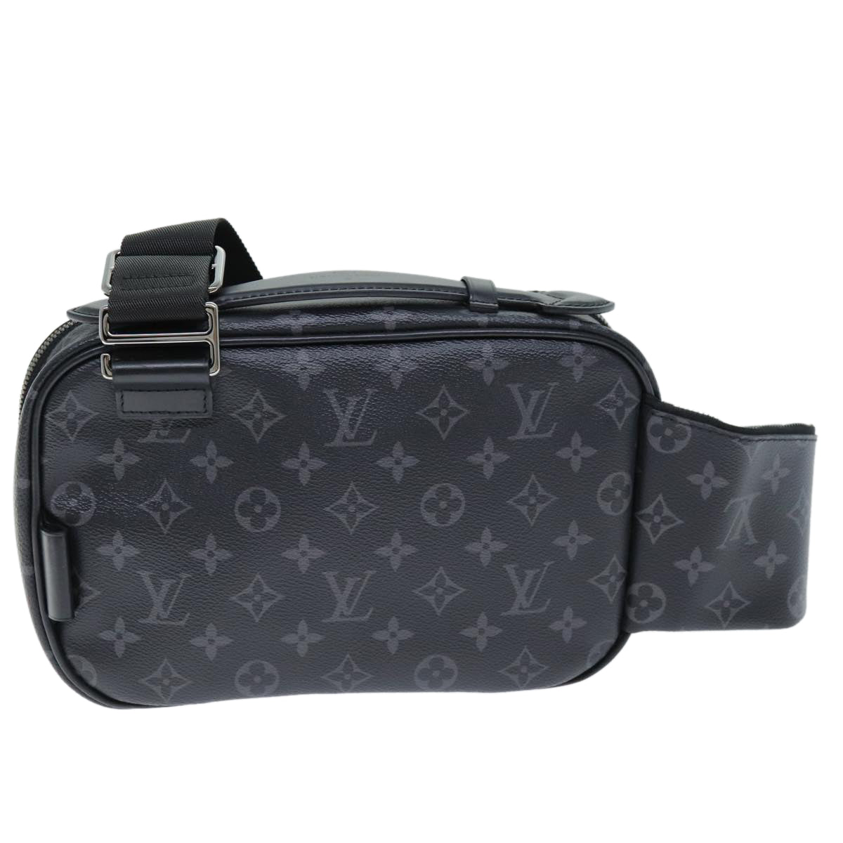 LOUIS VUITTON Monogram Eclipse Bum Bag Shoulder Bag M42906 LV Auth 70858A - 0