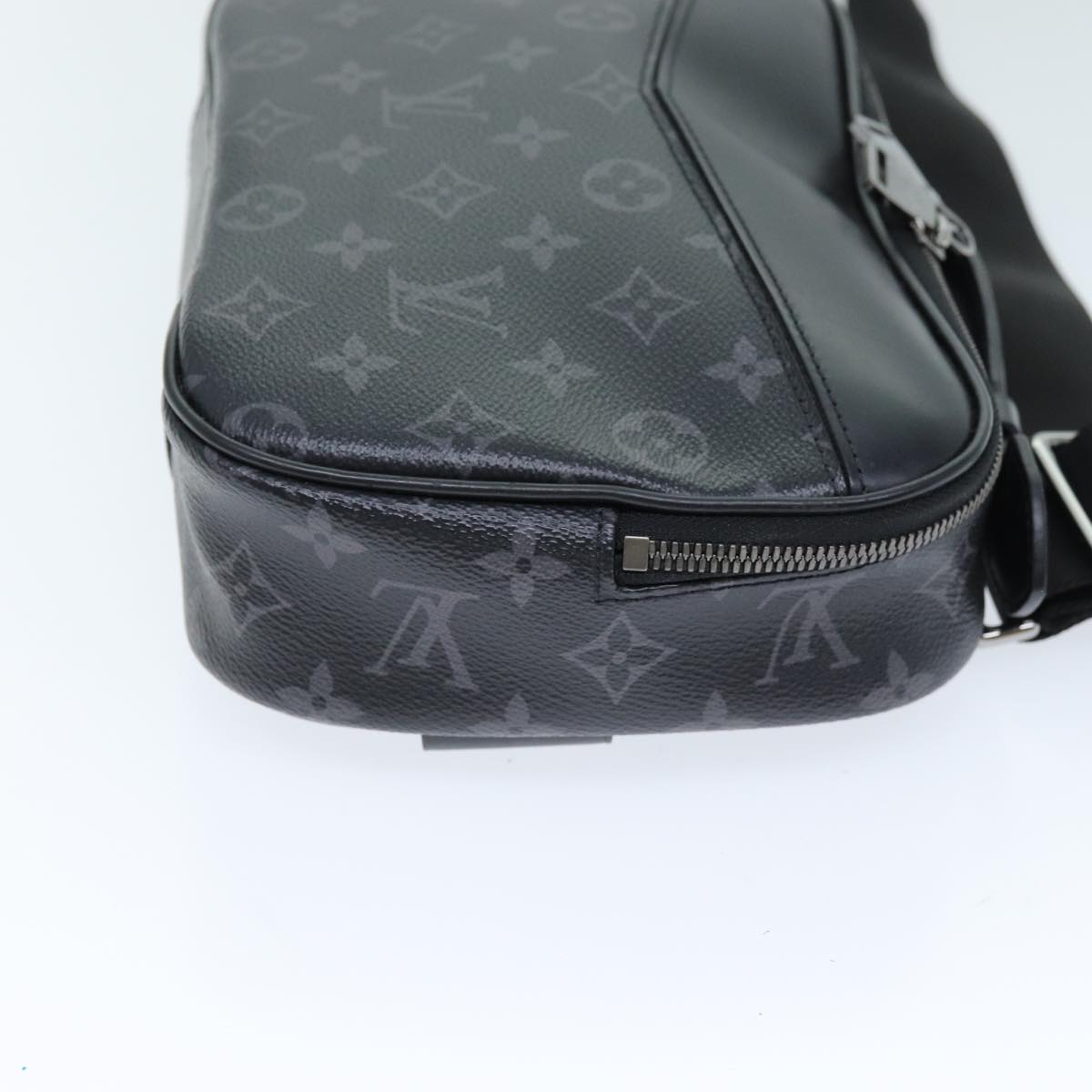 LOUIS VUITTON Monogram Eclipse Bum Bag Shoulder Bag M42906 LV Auth 70858A