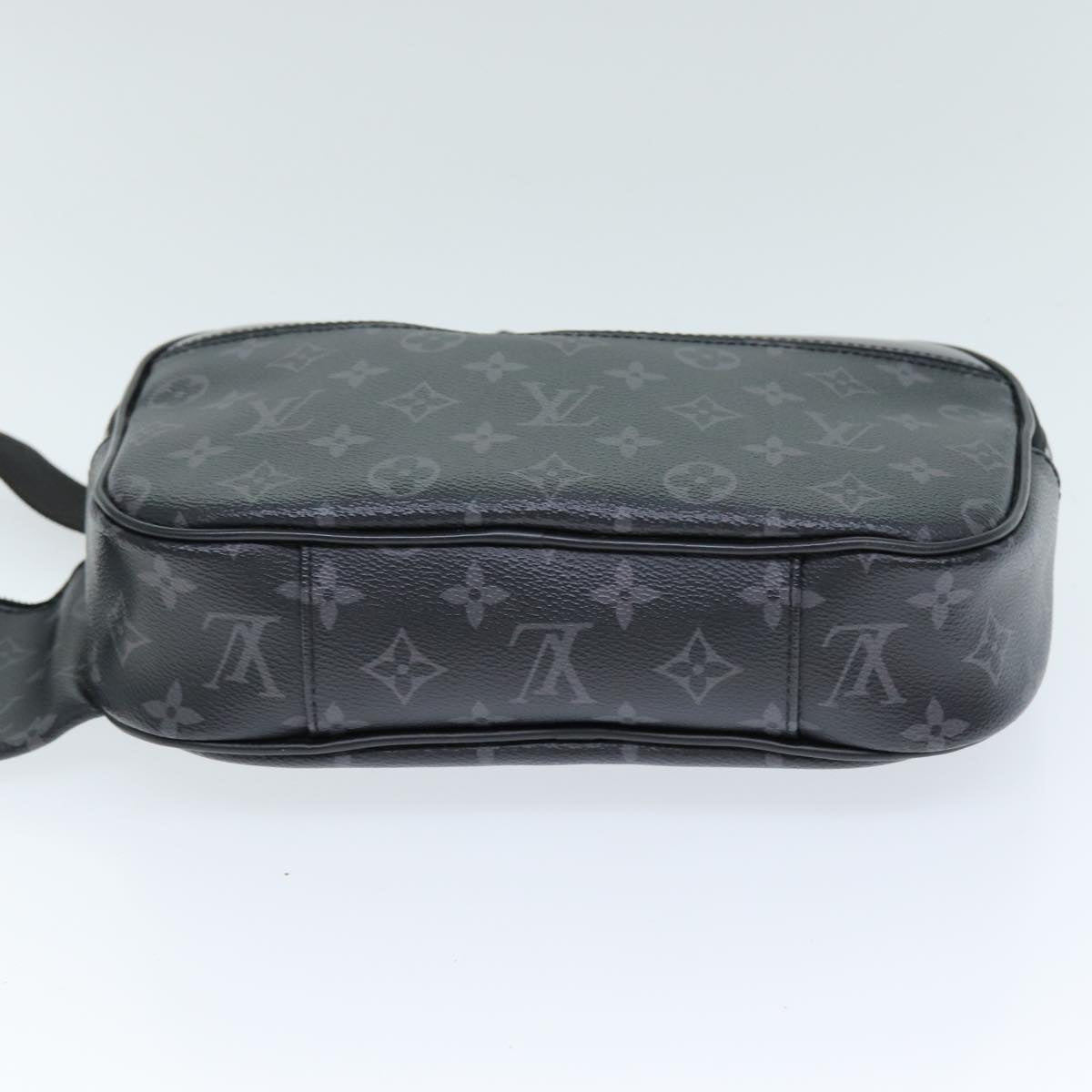 LOUIS VUITTON Monogram Eclipse Bum Bag Shoulder Bag M42906 LV Auth 70858A