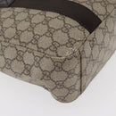 GUCCI GG Supreme Hand Bag PVC Beige 141976 Auth 70862-10