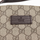 GUCCI GG Supreme Hand Bag PVC Beige 141976 Auth 70862-18