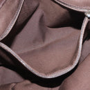 GUCCI GG Supreme Hand Bag PVC Beige 141976 Auth 70862-12