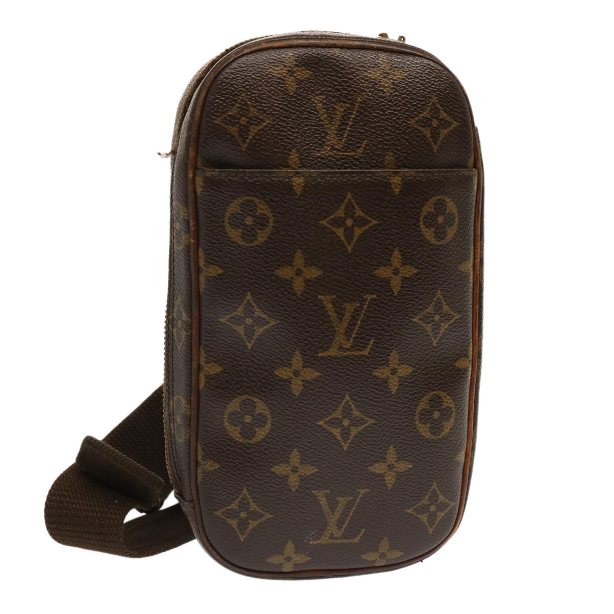 LOUIS VUITTON Monogram Pochette Gange Shoulder Bag M51870 LV Auth 70923