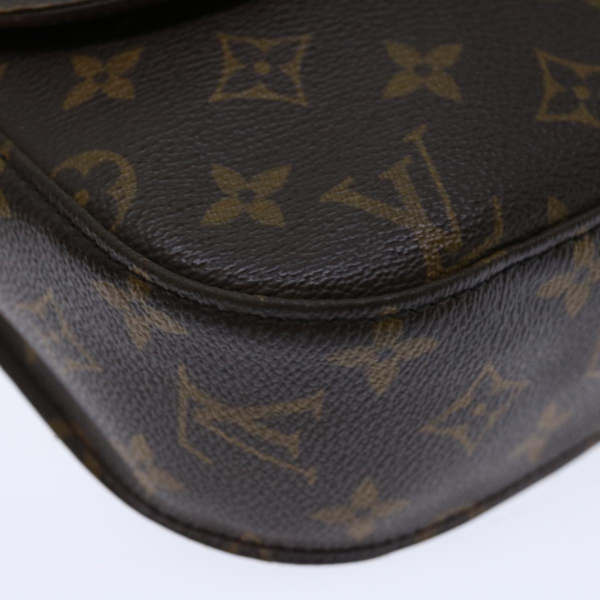 LOUIS VUITTON Monogram Saint Cloud GM Shoulder Bag M51242 LV Auth 70925