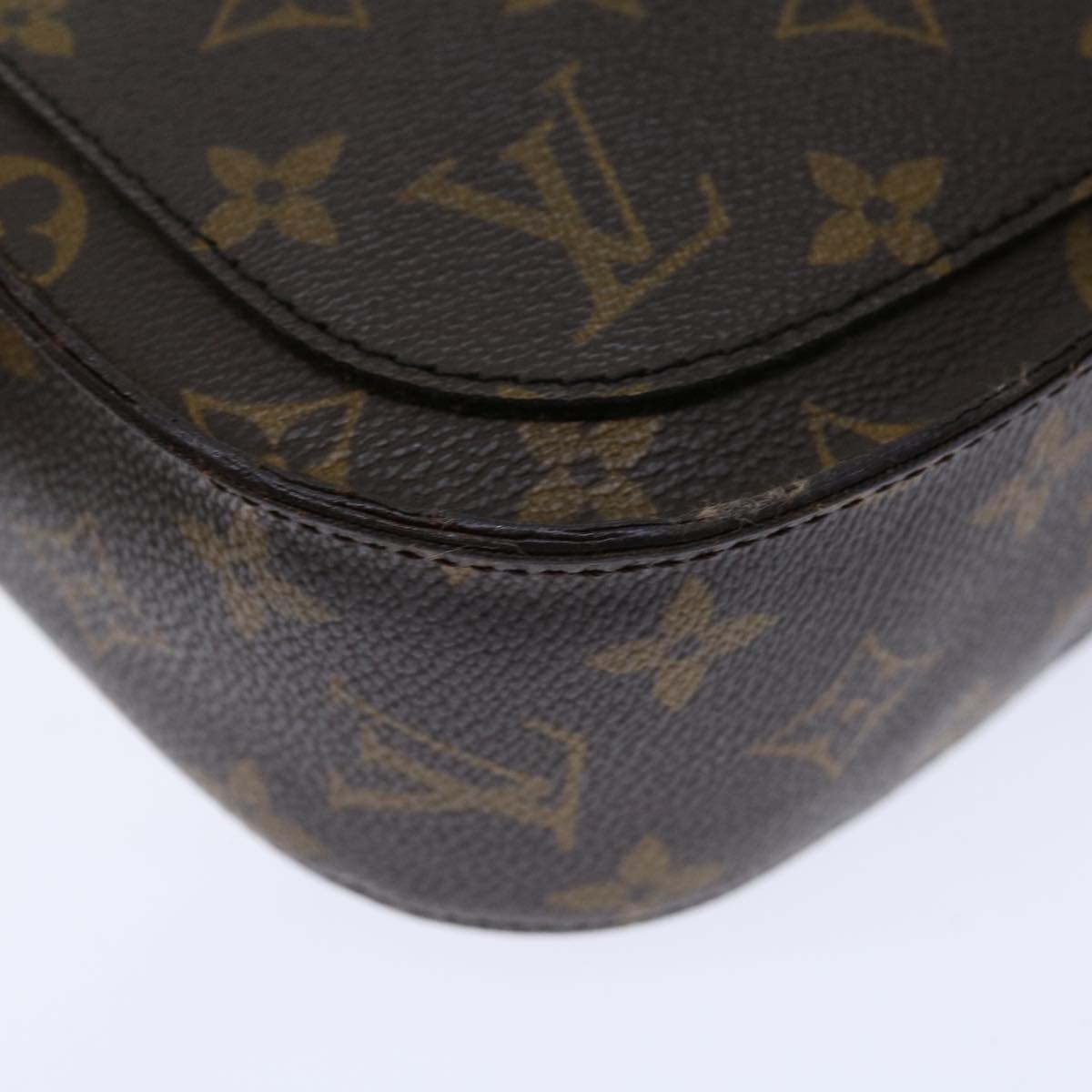 LOUIS VUITTON Monogram Saint Cloud GM Shoulder Bag M51242 LV Auth 70925