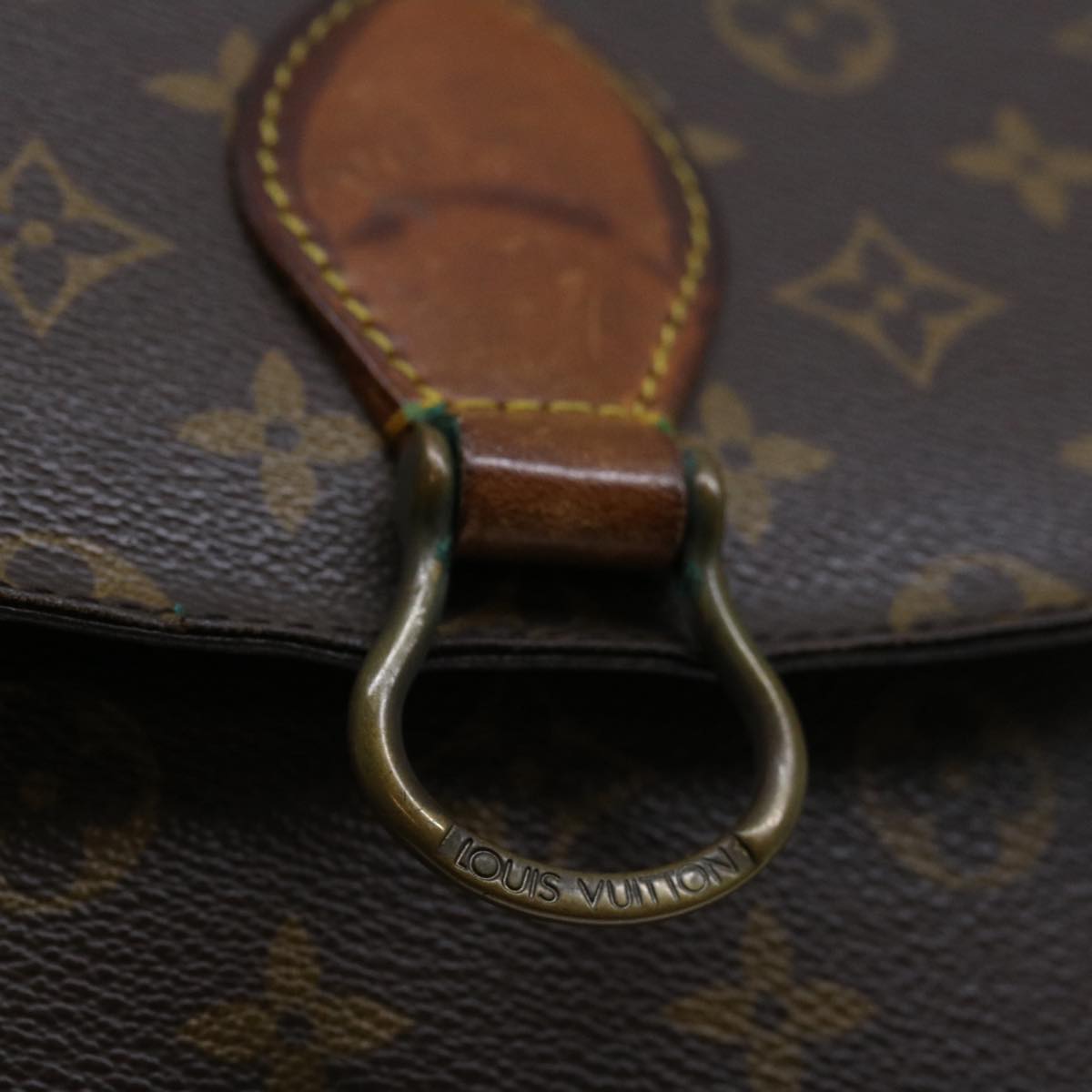 LOUIS VUITTON Monogram Saint Cloud GM Shoulder Bag M51242 LV Auth 70925