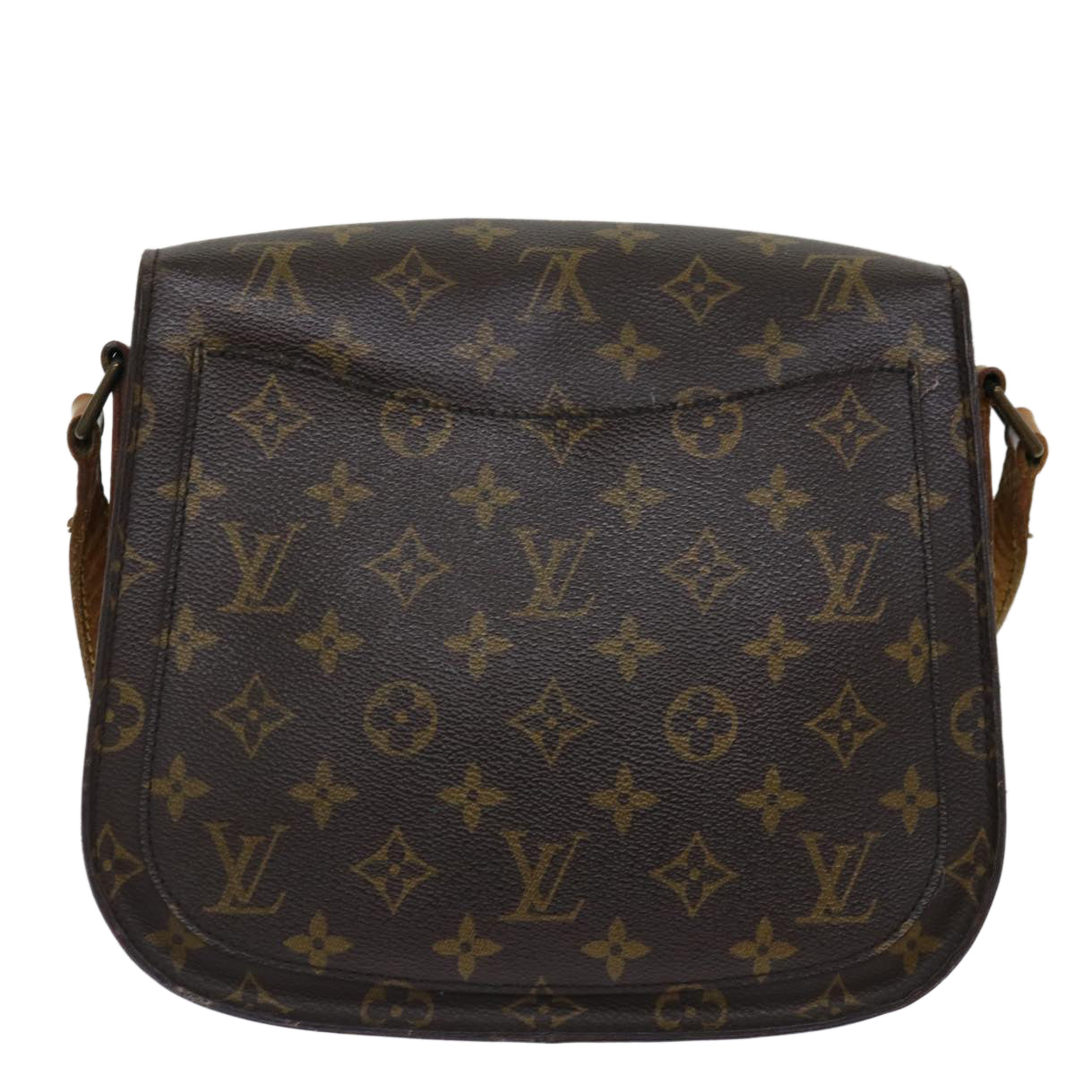 LOUIS VUITTON Monogram Saint Cloud GM Shoulder Bag M51242 LV Auth 70925