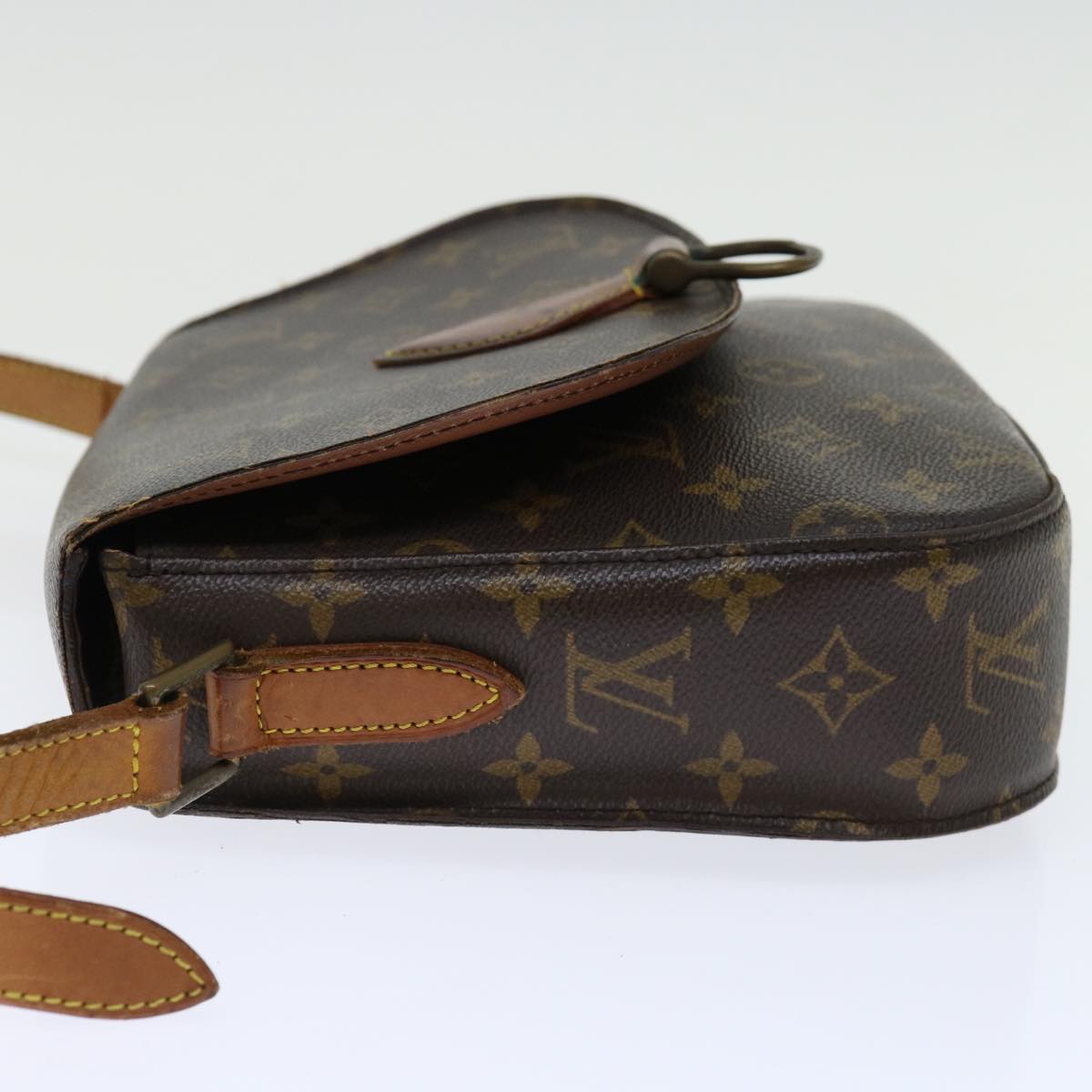 LOUIS VUITTON Monogram Saint Cloud GM Shoulder Bag M51242 LV Auth 70925