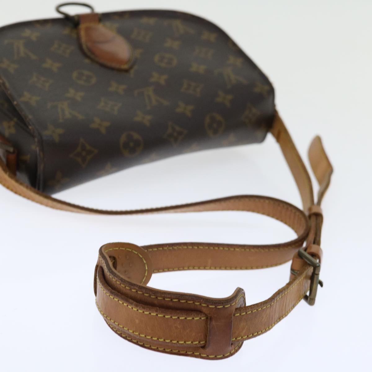 LOUIS VUITTON Monogram Saint Cloud GM Shoulder Bag M51242 LV Auth 70925