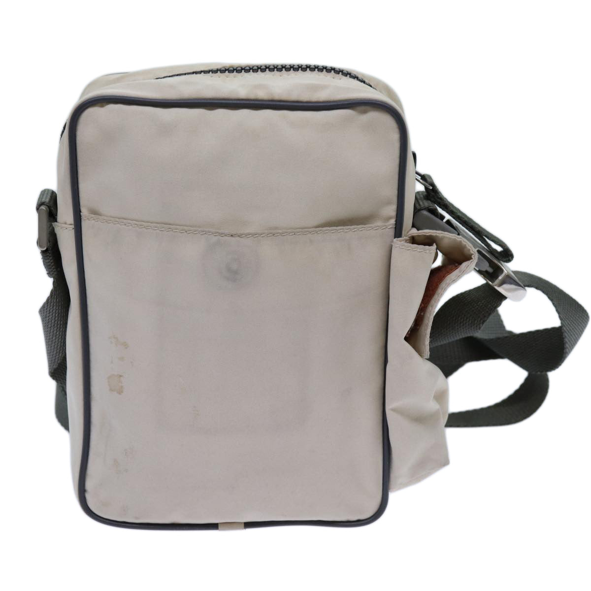 PRADA Sports Shoulder Bag Nylon Beige Auth 70931 - 0