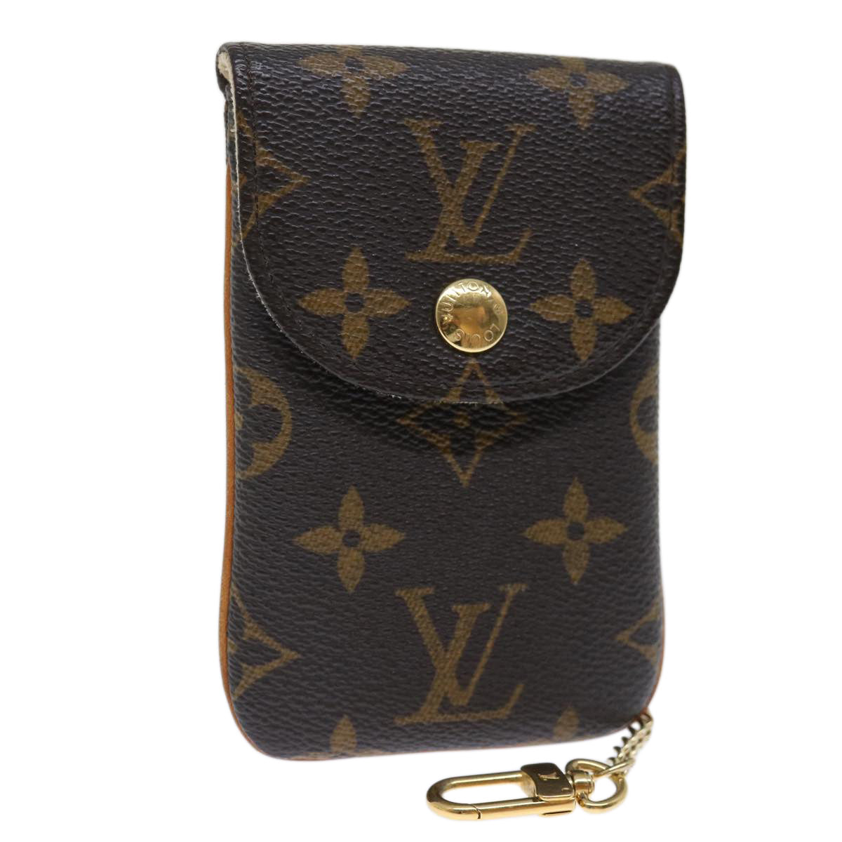 LOUIS VUITTON Monogram Etui Telephonne MM Cell Phone Case M66546 LV Auth 70936