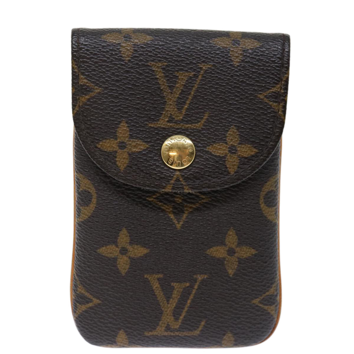 LOUIS VUITTON Monogram Etui Telephonne MM Cell Phone Case M66546 LV Auth 70936