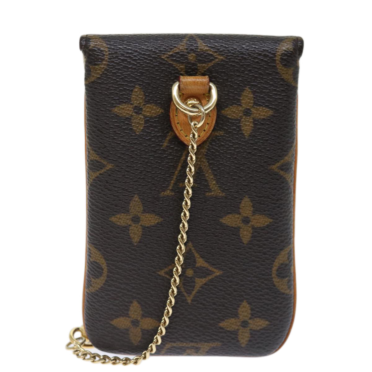 LOUIS VUITTON Monogram Etui Telephonne MM Cell Phone Case M66546 LV Auth 70936