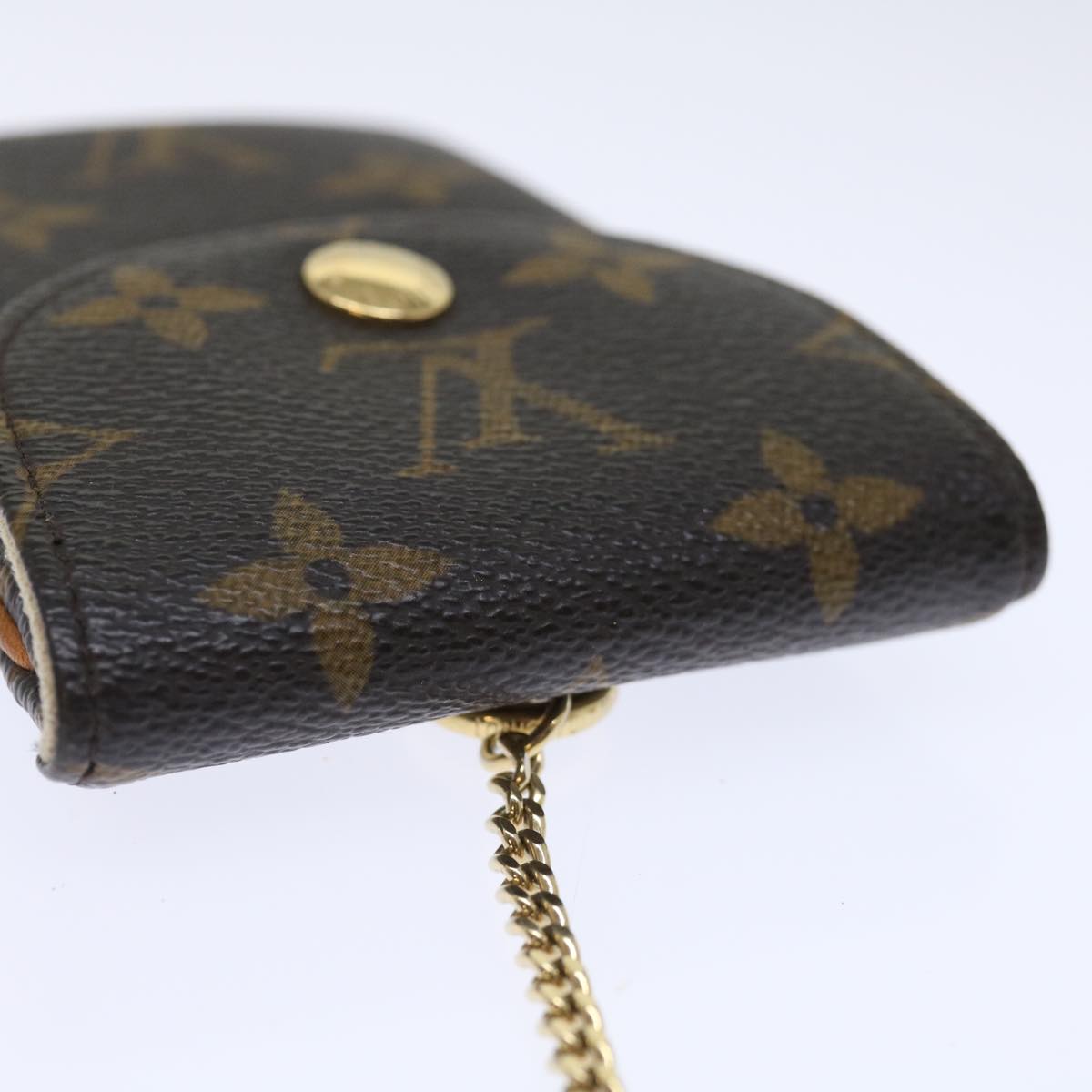 LOUIS VUITTON Monogram Etui Telephonne MM Cell Phone Case M66546 LV Auth 70936