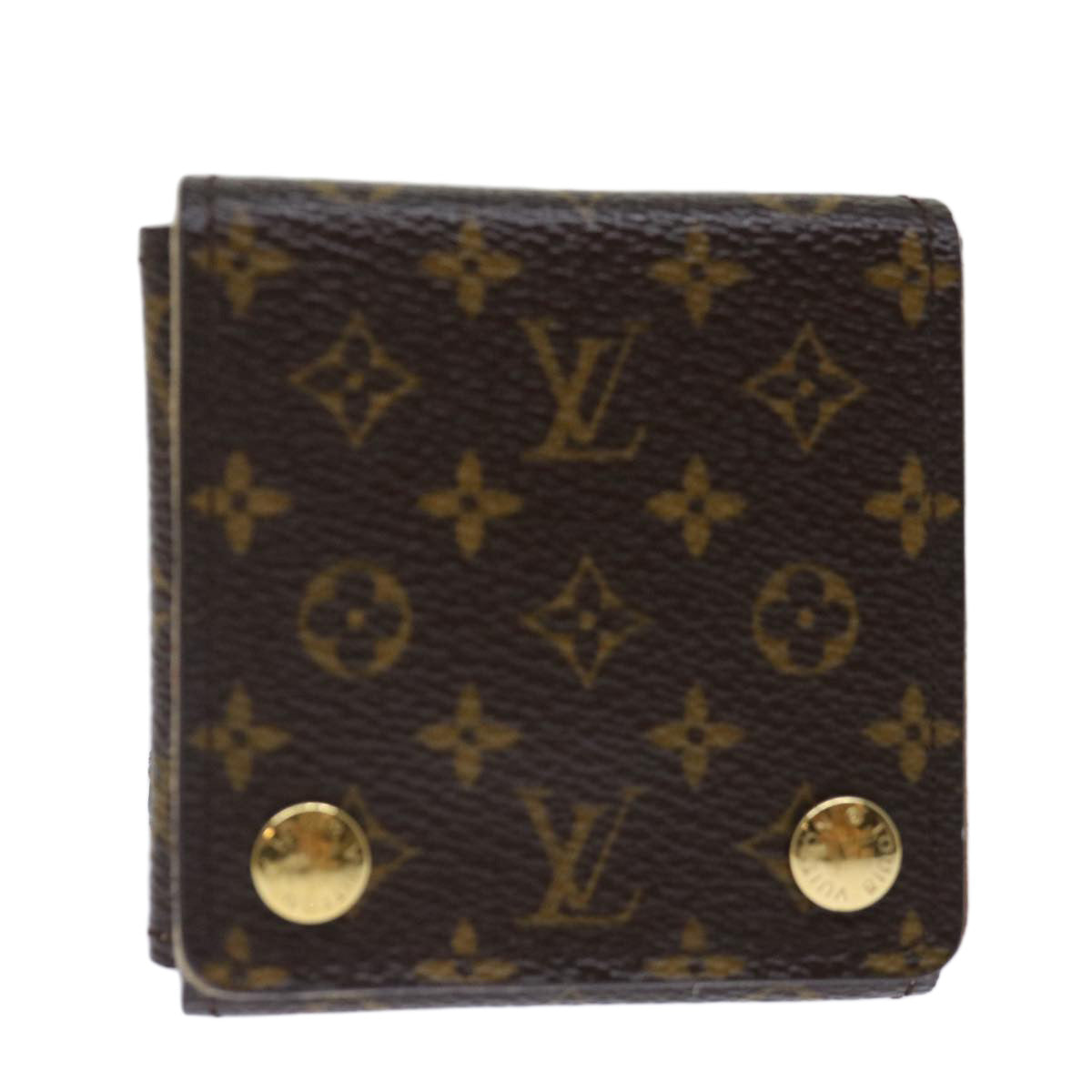 LOUIS VUITTON Monogram Jewelry Case Jewelry Box LV Auth 70942