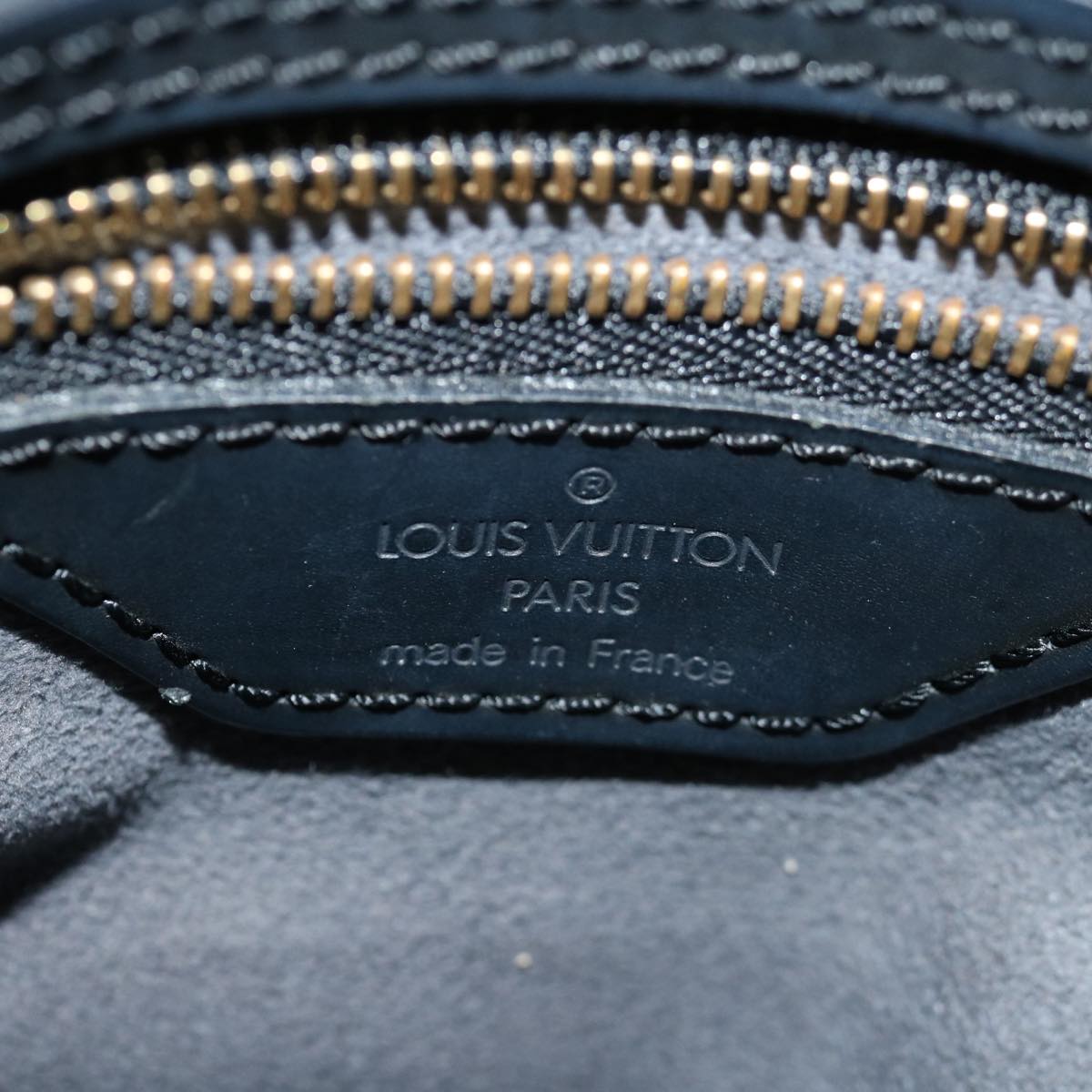 LOUIS VUITTON Epi Bucket PM Shoulder Bag Black M58992 LV Auth 70952