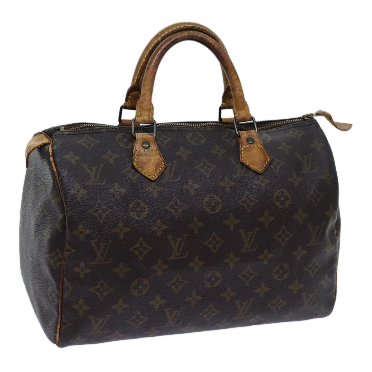 LOUIS VUITTON Monogram Speedy 30 Hand Bag M41526 LV Auth 70963