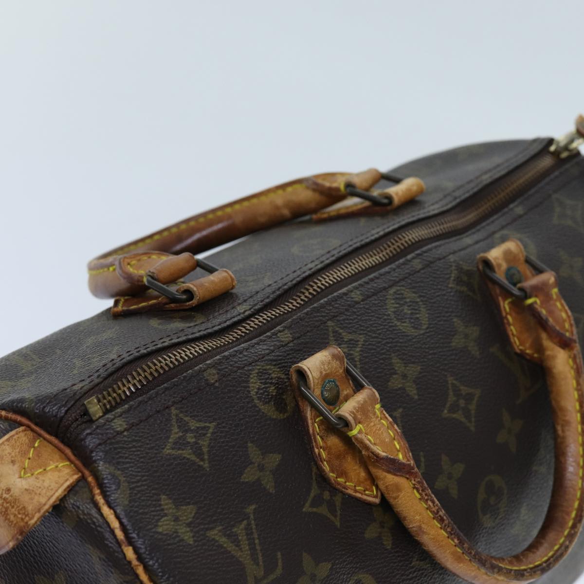 LOUIS VUITTON Monogram Speedy 30 Hand Bag M41526 LV Auth 70963