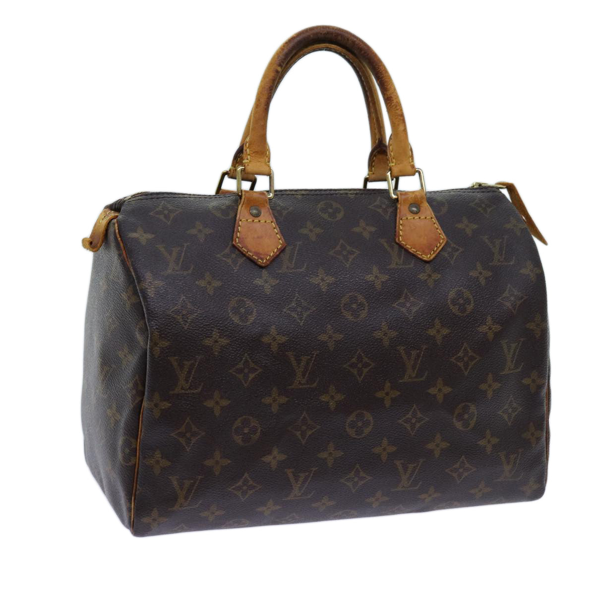 LOUIS VUITTON Monogram Speedy 30 Hand Bag M41526 LV Auth 70964