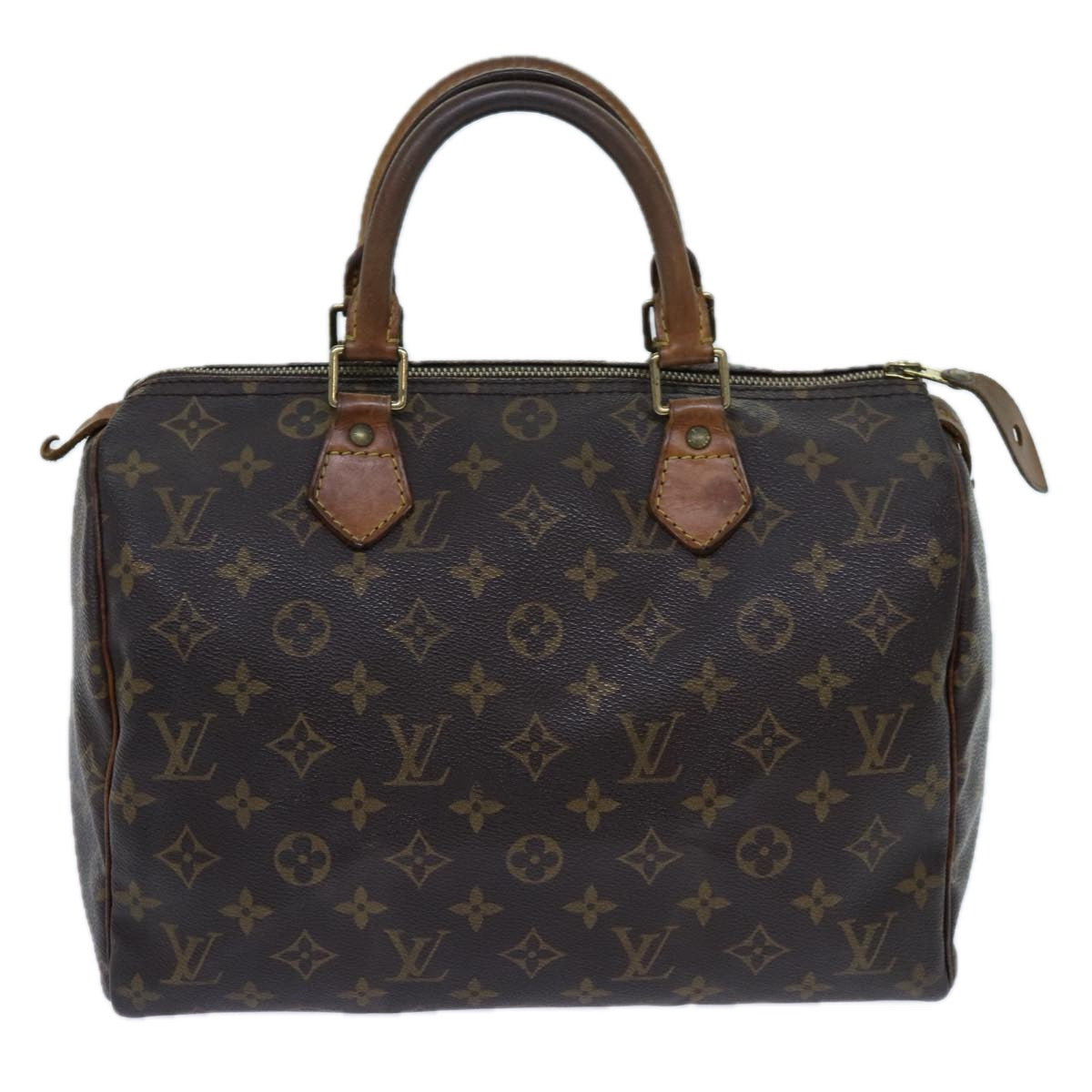 LOUIS VUITTON Monogram Speedy 30 Hand Bag M41526 LV Auth 70965