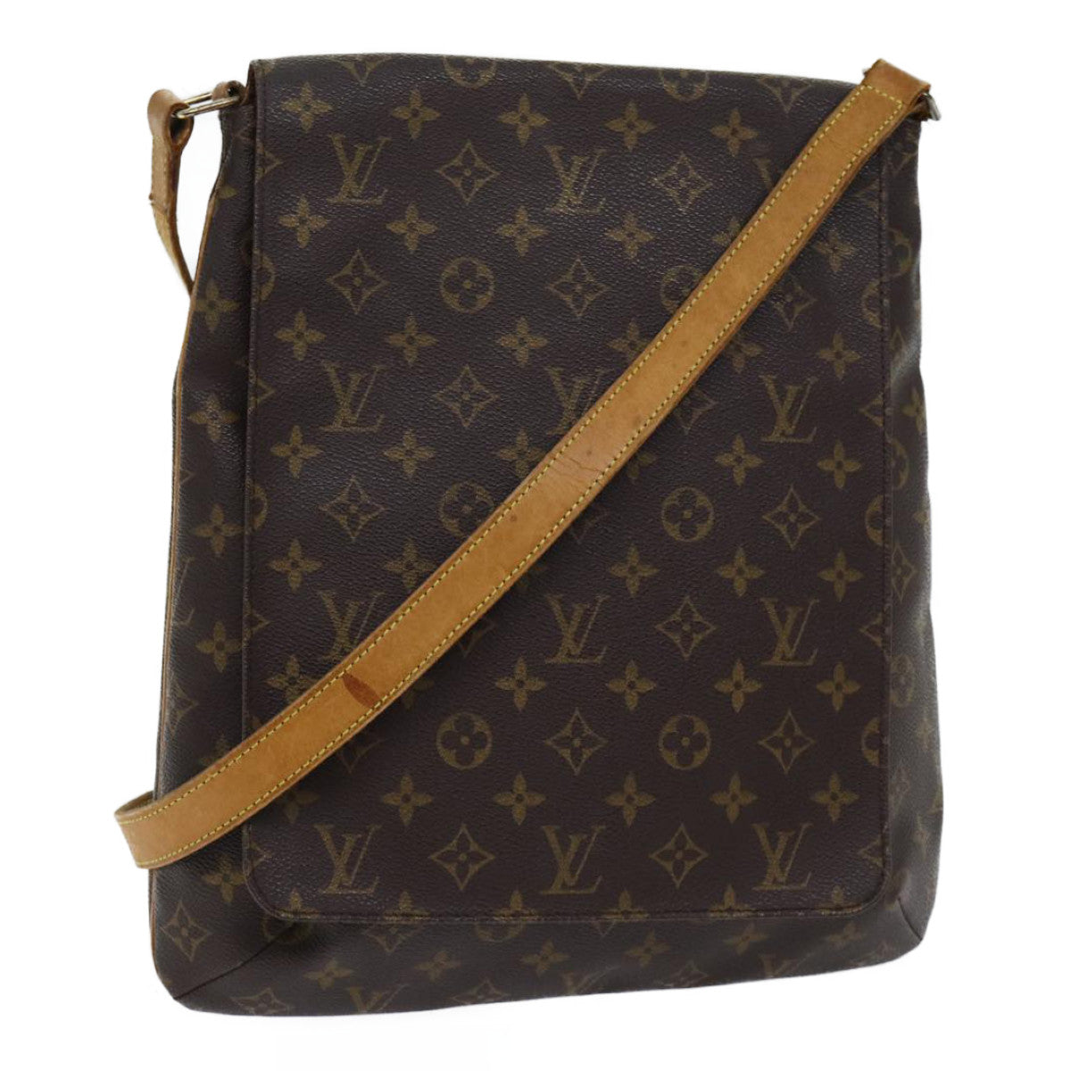 LOUIS VUITTON Monogram Musette Shoulder Bag M51256 LV Auth 70972