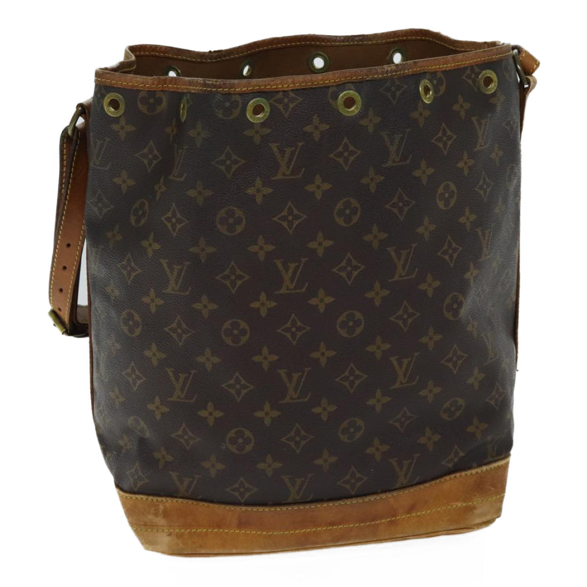 LOUIS VUITTON Monogram Noe Shoulder Bag M42224 LV Auth 70976