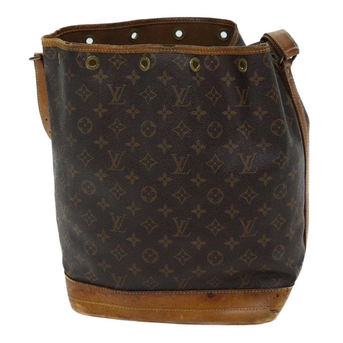 LOUIS VUITTON Monogram Noe Shoulder Bag M42224 LV Auth 70976