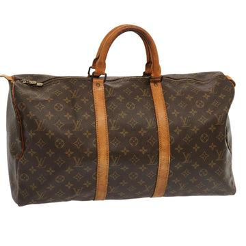 LOUIS VUITTON Monogram Keepall 50 Boston Bag M41426 LV Auth 70988