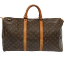 LOUIS VUITTON Monogram Keepall 50 Boston Bag M41426 LV Auth 70988-13