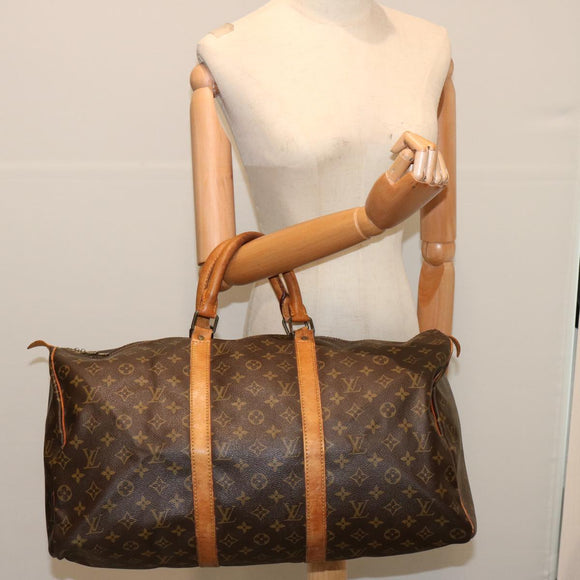 LOUIS VUITTON Monogram Keepall 50 Boston Bag M41426 LV Auth 70988