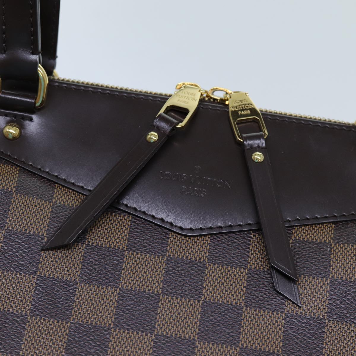 LOUIS VUITTON Damier Ebene Westminster GM Tote Bag N41103 LV Auth 71005