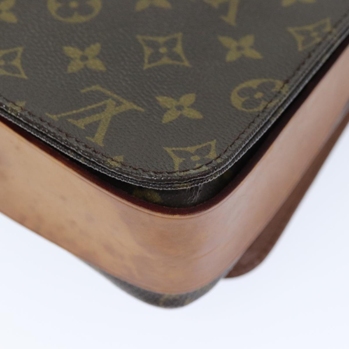 LOUIS VUITTON Monogram Cartouchiere GM Shoulder Bag M51252 LV Auth 71046