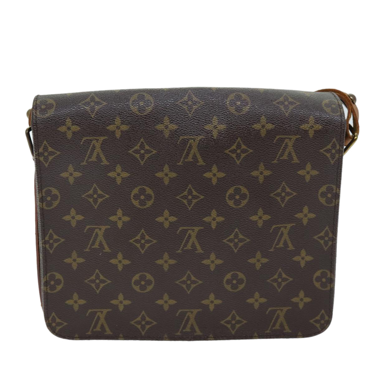 LOUIS VUITTON Monogram Cartouchiere GM Shoulder Bag M51252 LV Auth 71046