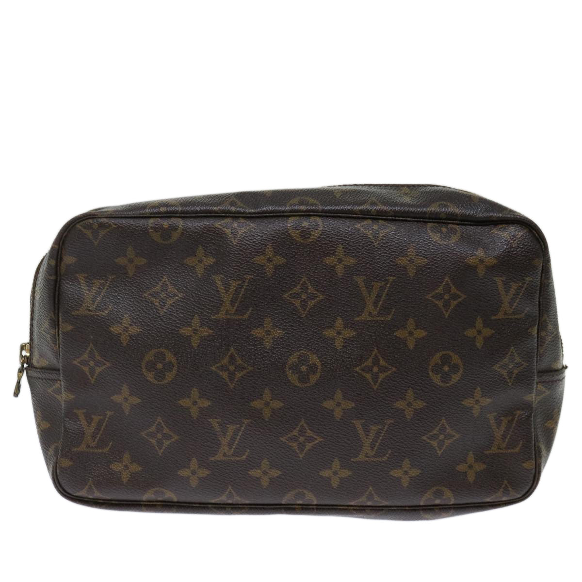 LOUIS VUITTON Monogram Trousse Toilette 28 Clutch Bag M47522 LV Auth 71049