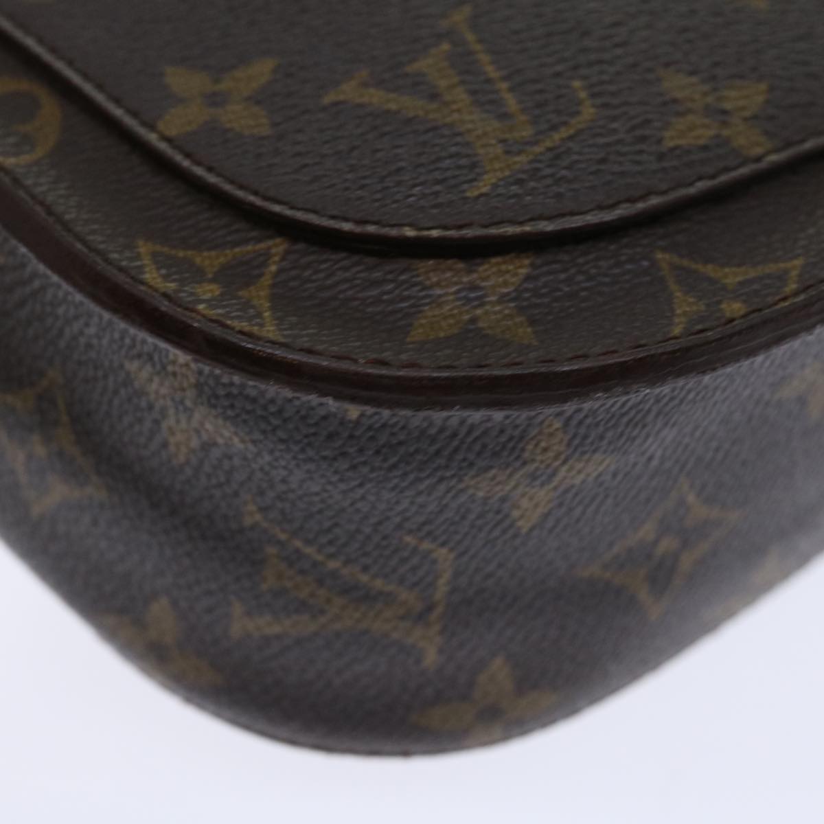 LOUIS VUITTON Monogram Saint Cloud GM Shoulder Bag M51242 LV Auth 71050