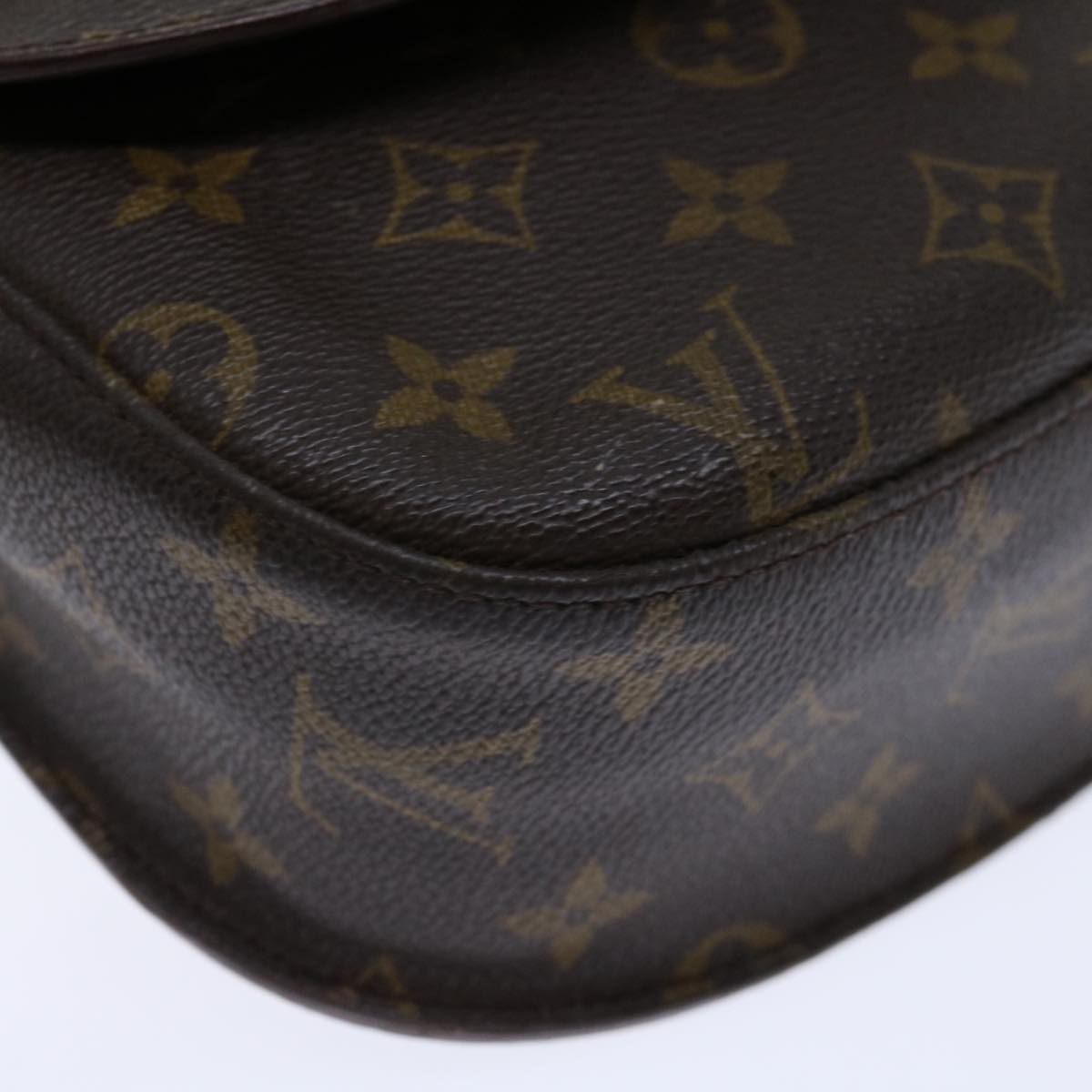 LOUIS VUITTON Monogram Saint Cloud GM Shoulder Bag M51242 LV Auth 71050