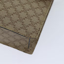 CELINE Macadam Canvas Shoulder Bag Coated Canvas Beige Auth 71054-14