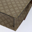 CELINE Macadam Canvas Shoulder Bag Coated Canvas Beige Auth 71054-16