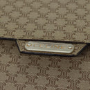CELINE Macadam Canvas Shoulder Bag Coated Canvas Beige Auth 71054-18